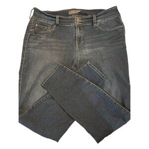 Torrid Jegging Womens 16‎ Blue Super Stretch 3-Button High Rise Skinny Jeans